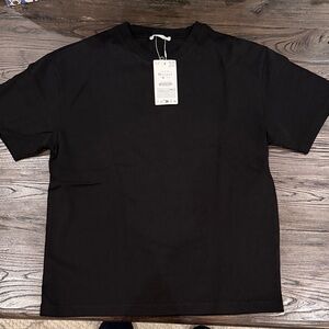 NWT Zara Classic Black Men's T-Shirt